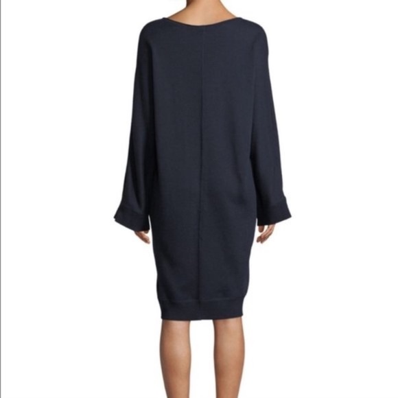 Women's Vince Cotton Terry Shift Dress - Picture 6 of 8